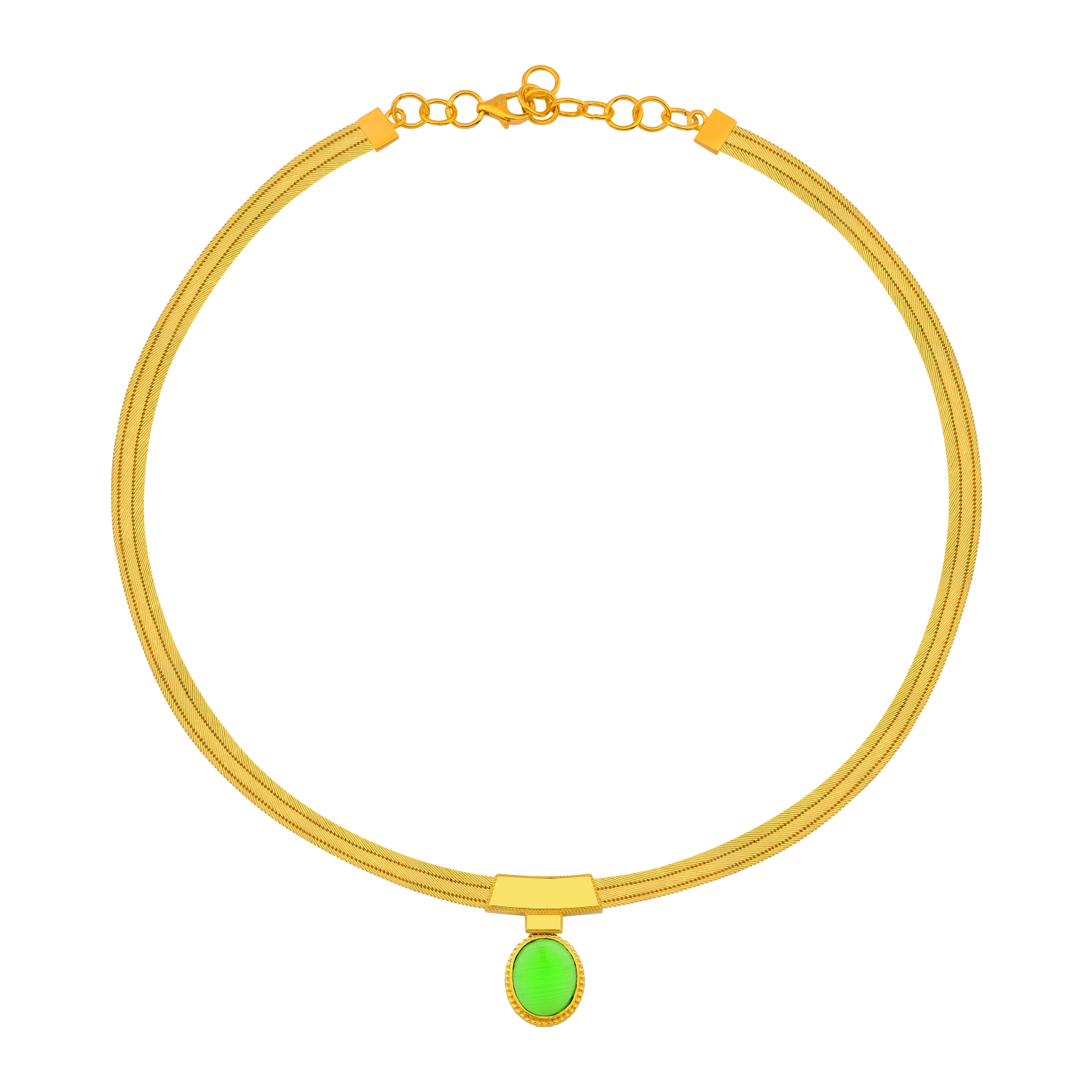 Pera Yeşil Hasır Gerdanlık